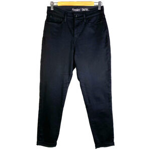 Levi Strauss High-Rise‎ Ankle Skinny Black Cuffed Jeans Size 6/28